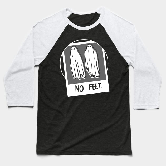 No Feet. Baseball T-Shirt by DrMadness